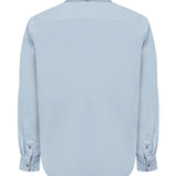 Camisa Manga Larga Tencel Hombre Tencelhalf Azul RKF