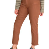 Pantalon Algodón Orgánico Mujer Isis Marrón RKF