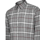 Camisa Manga Larga Algodón Orgánico Hombre Padua Gris RKF