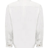 Camisa Manga Larga Algodón Orgánico Hombre Galiton Blanco RKF