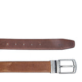 Cinturon Cuero Hombre Rf New Reversible Marrón RKF