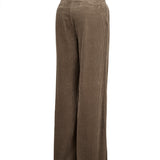 Pantalon Algodón Orgánico Mujer Verdant Marrón RKF