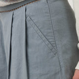 Short Lino Orgánico Mujer Andes Celeste RKF