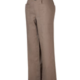 Pantalon Algodón Orgánico Mujer Flip Marrón RKF