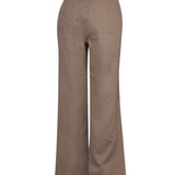 Pantalon Algodón Orgánico Mujer Flip Marrón RKF