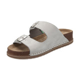 Sandalia Cuero Mujer Rosine Blanco RKF
