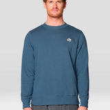 Buzo Hombre Mhw Box Logo Crew Azul Mountain Hardwear