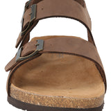 Sandalia Cuero Hombre Commet Café RKF