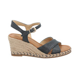 Sandalia Cuero Mujer Canton Azul Navy RKF
