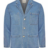 Chaqueta Algodón Mujer Lime Azul RKF