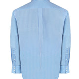 Camisa Manga Larga Algodón Hombre Wf Pb Azul RKF