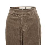 Pantalon Algodón Orgánico Mujer Verdant Marrón RKF