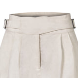 Short Lino Orgánico Mujer Anoum Blanco RKF