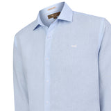 Camisa Manga Larga Hombre Linenit Azul RKF