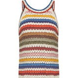 Remera Sin Mangas Algodón Orgánico Mujer Mar Multicolor RKF