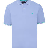 Remera Algodón Pima Hombre Mitchell Celeste RKF