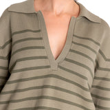 Sweater Fibras Recicladas Mujer Rosa Verde RKF