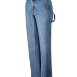 Jeans Algodón Reciclado Mujer Moon Azul RKF