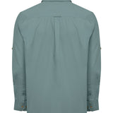 Camisa Manga Larga Algodón Orgánico Hombre Galiton Verde RKF