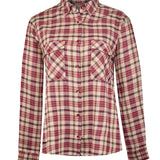 Blusa Manga Larga Rayón Mujer Magno Rojo RKF