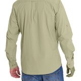 Camisa Manga Larga Algodón Orgánico Hombre Galiton Verde RKF