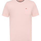 Remera Algodón Orgánico Hombre Basicpoc Rosado RKF
