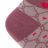 Medias Bamboo Mujer Rfv25W Ped St Diam Rojo RKF