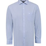 Camisa Manga Larga Algodón Hombre Wf Pc Azul RKF