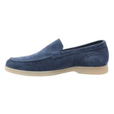 Mocasin Cuero Hombre Roma Azul RKF