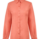 Blusa Manga Larga Mujer Lirio Naranja RKF