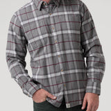 Camisa Manga Larga Algodón Orgánico Hombre Padua Gris RKF