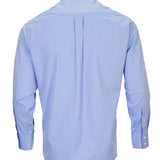 Camisa Manga Larga Algodón Hombre Wor Travel Azul RKF