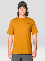 Camiseta Hombre Box Logo Short Sleev Naranja Mountain Hardwear