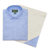 Camisa Manga Larga Algodón Hombre Easysolid Azul RKF