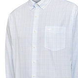 Camisa Manga Larga Algodón Hombre Wf Pb Azul RKF