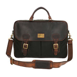 Maletin Canvas Engrasado Unisex Uk Telford Bag Marrón RKF