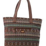 Carteras Fibras Recicladas Mujer V25Mh Faui Tote Marrón RKF