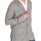 Chaqueta Lino Orgánico Hombre Fornillo Verde RKF