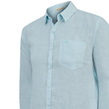 Camisa Manga Larga Hombre Linentext Azul RKF