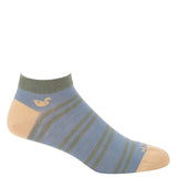 Medias Bamboo Hombre Rfv25H Ped Lines Verde RKF