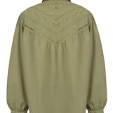 Blusa Manga Larga Mujer Almond Verde RKF