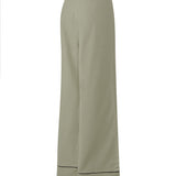 Pantalon Lino Orgánico Mujer Mekong Verde RKF