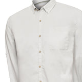 Camisa Manga Larga Algodón Orgánico Hombre Galiton Gris RKF