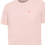 Remera Algodón Orgánico Hombre Basicpoc Rosado RKF