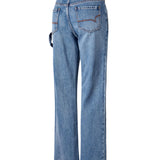 Jeans Algodón Reciclado Mujer Moon Azul RKF