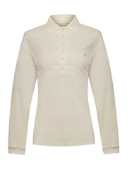 Remera Manga Larga Algodón Mujer Godwin Blanco RKF
