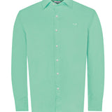 Camisa Manga Larga Algodón Orgánico Hombre Soft Verde RKF
