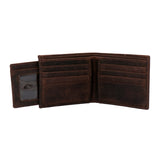 Billetera Cuero Hombre Ks Ventana Marrón RKF