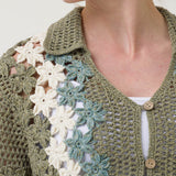 Sweater Algodón Orgánico Mujer Gogo Verde RKF