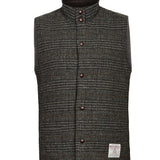 Chaleco Lana Hombre Square Marrón RKF